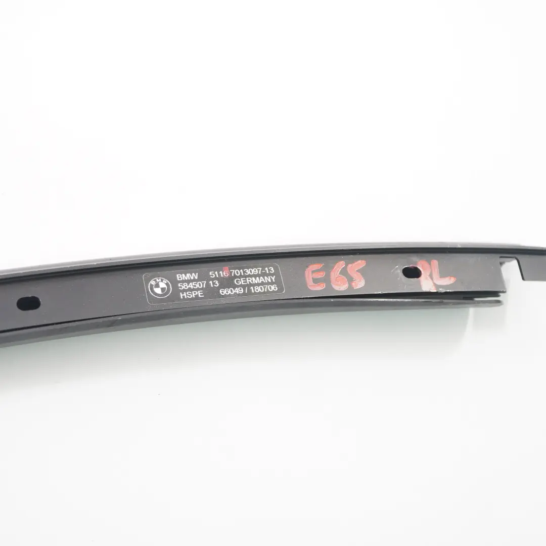 BMW E65 Persiana solar Rodillo Guía Riel Puerta Trasera Izquierda - SKU 7013097 - Número de pieza 7013097