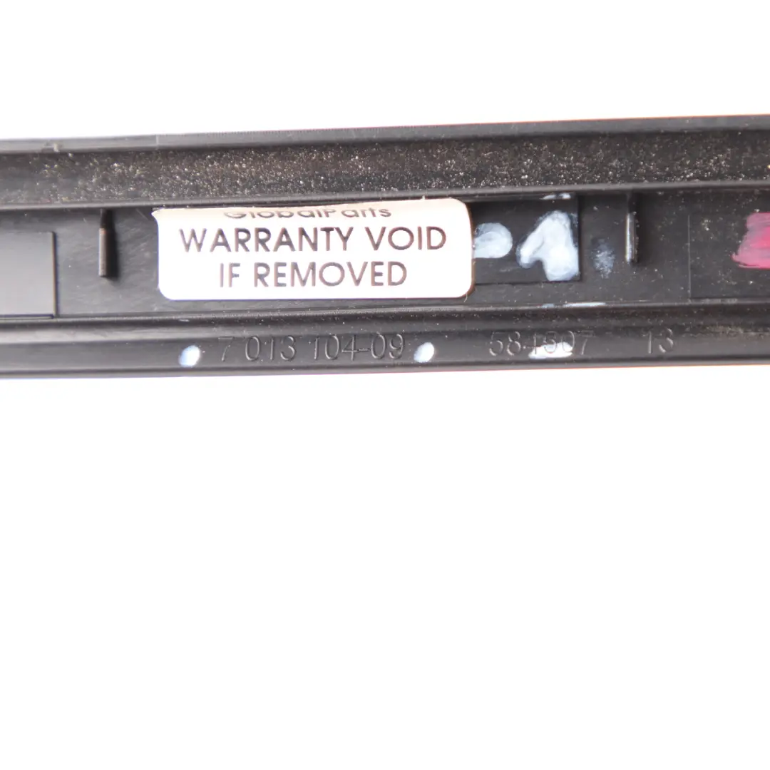  Window Strip BMW E65 E66 Rear Door Right O/S Frame Trim Black - SKU 7013104-1 - Part number 7013104
