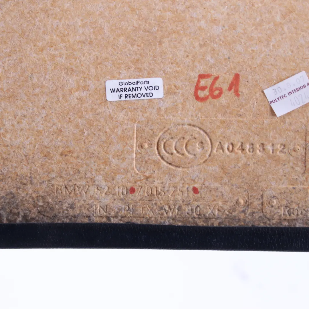 Front Seat Upper Rear Panel Comfort Seat Cover Black Schwarz 7015251 to BMW E60 E65 with Part number 7015252 BMW E60 E65 Front Seat Upper Rear Panel Comfort Seat Cover Black Schwarz 7015251 - SKU 7015252 - Part number 7015252