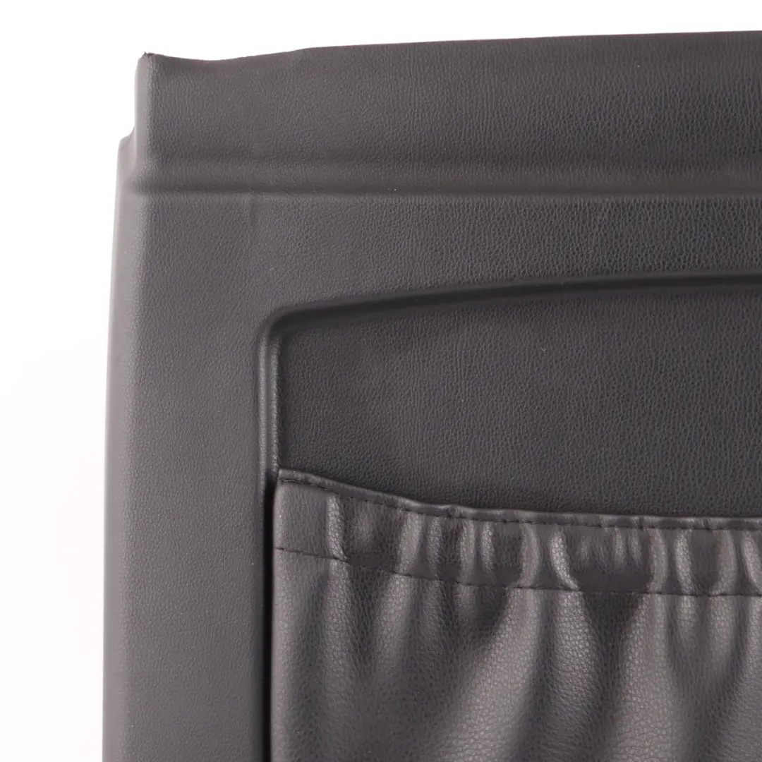 Front Seat Back Panel Comfort Seat Leather Cover Black to BMW E60 E65 with Part number 7015263 BMW E60 E65 Front Seat Back Panel Comfort Seat Leather Cover Black - SKU 7015263 - Part number 7015263
