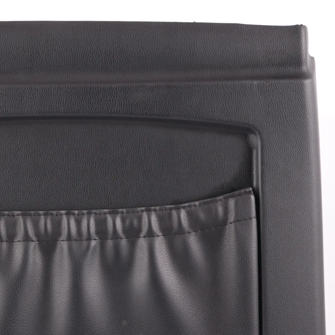 Front Seat Back Panel Comfort Seat Leather Cover Black to BMW E60 E65 with Part number 7015263 BMW E60 E65 Front Seat Back Panel Comfort Seat Leather Cover Black - SKU 7015263 - Part number 7015263