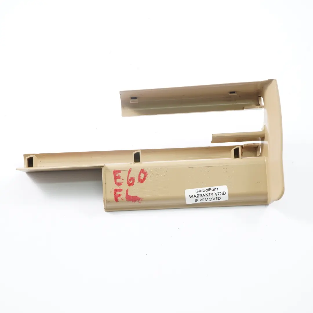 Funda Asiento Delantero Exterior Izquierda Beige 7007695 para BMW E60 E65 E66 con número de pieza 7015595 BMW E60 E65 E66 Funda Asiento Delantero Exterior Izquierda Beige 7007695 - SKU 7015595 - Número de pieza 7015595