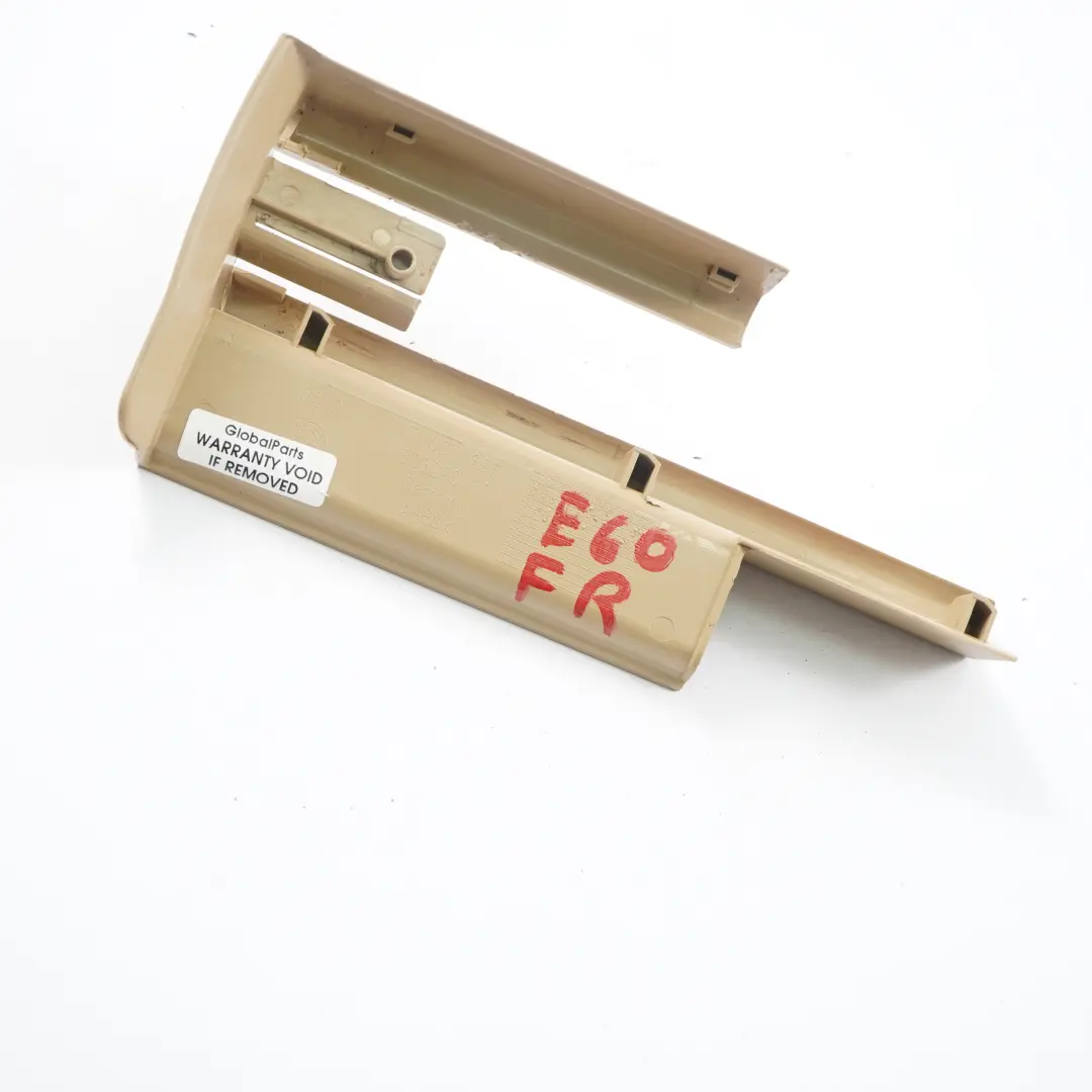 Funda Asiento Exterior Derecho Beige 7007696 para BMW E60 E65 con número de pieza 7015596 BMW E60 E65 Funda Asiento Exterior Derecho Beige 7007696 - SKU 7015596 - Número de pieza 7015596