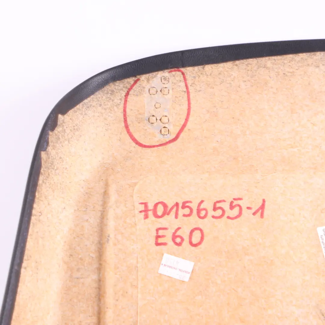 BMW E60 E65 Housse De Siège Avant Et Arrière En Vinyle Noir - SKU 7015655-1 - Numéro de pièce 7015655
