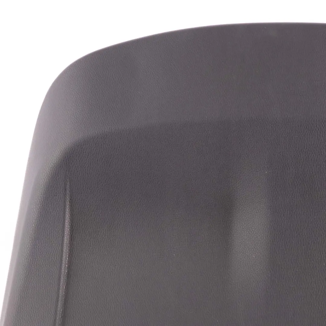 Front Seat Rear Panelling Trim Vinyl Black to Seat Cover BMW E60 E65 with Part number 7015655 Seat Cover BMW E60 E65 Front Seat Rear Panelling Trim Vinyl Black - SKU 7015655-1 - Part number 7015655