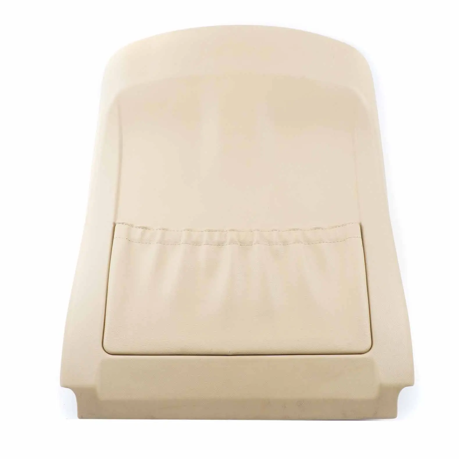 BMW E60 E61 E65 Funda Asiento Delantero Panel Trasero Vinilo Beige 7015657