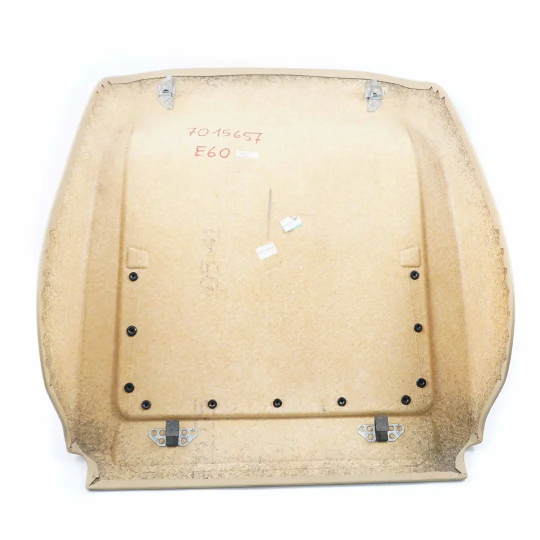 Housse Siège avant Panneau garniture arrière Vinyle Beige pour BMW E60 E65 à propos du numéro de pièce 7015657 BMW E60 E65 Housse Siège avant Panneau garniture arrière Vinyle Beige - SKU 7015657 - Numéro de pièce 7015657