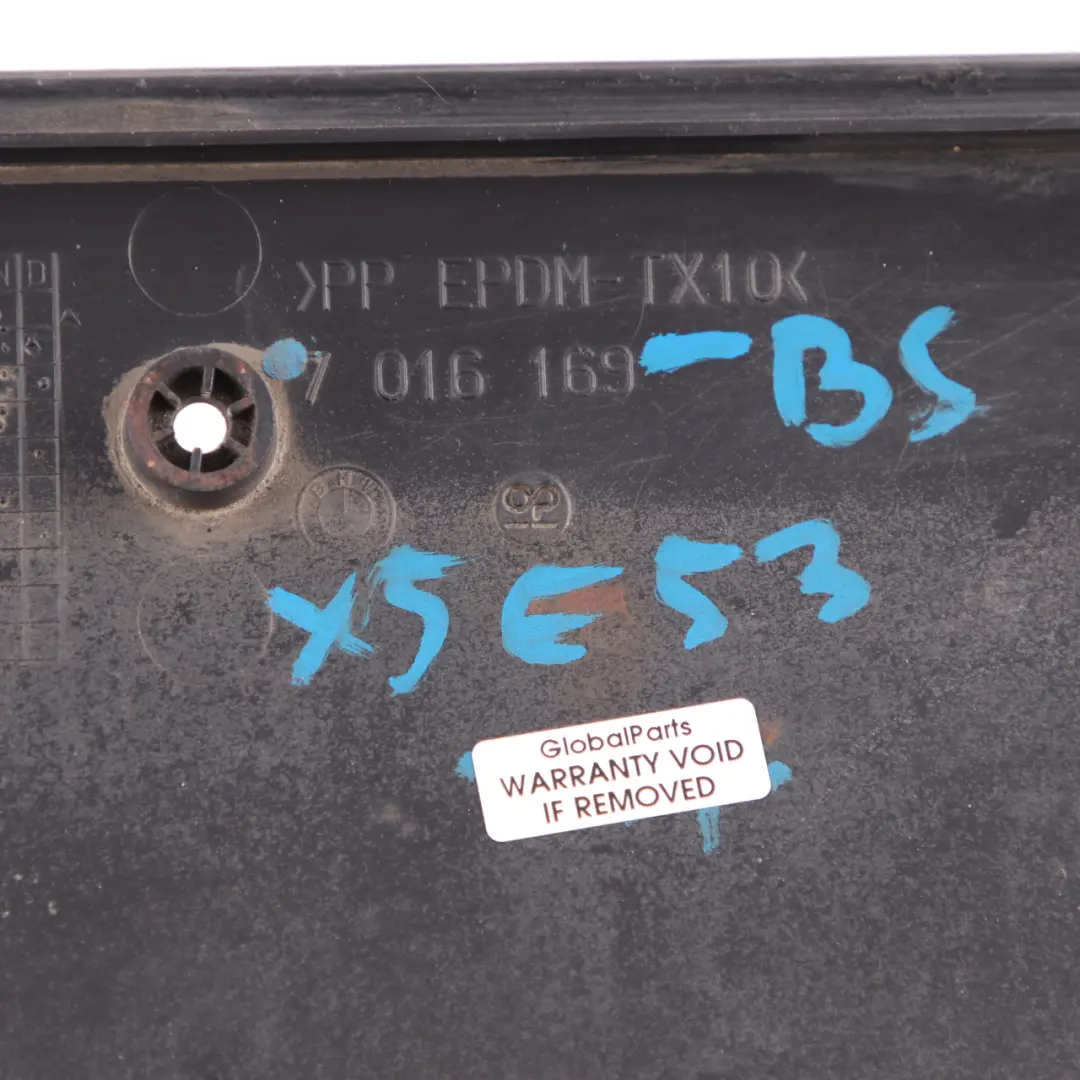 Guide BMW E39 E53 Front Diffuser Channel Lower Black Sapphire to Air with Part number 7016169 Air Guide BMW E39 E53 Front Diffuser Channel Lower Black Sapphire - SKU 7016169-BS - Part number 7016169