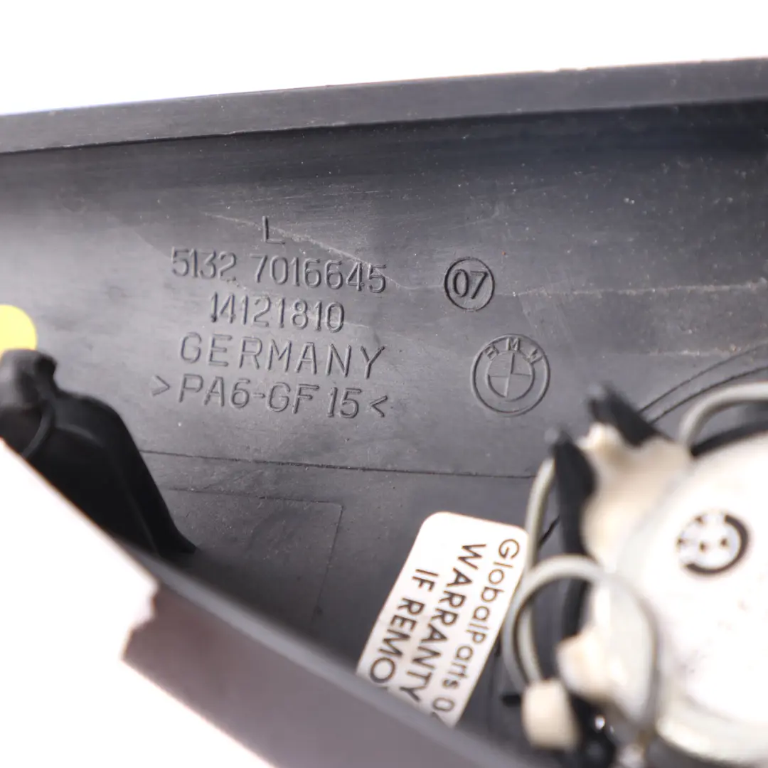 BMW Z4 E85 E86 Moulure Angle Couvercle Rétroviseur Intérieur Gauche - SKU 7016645-1 - Numéro de pièce 7016645