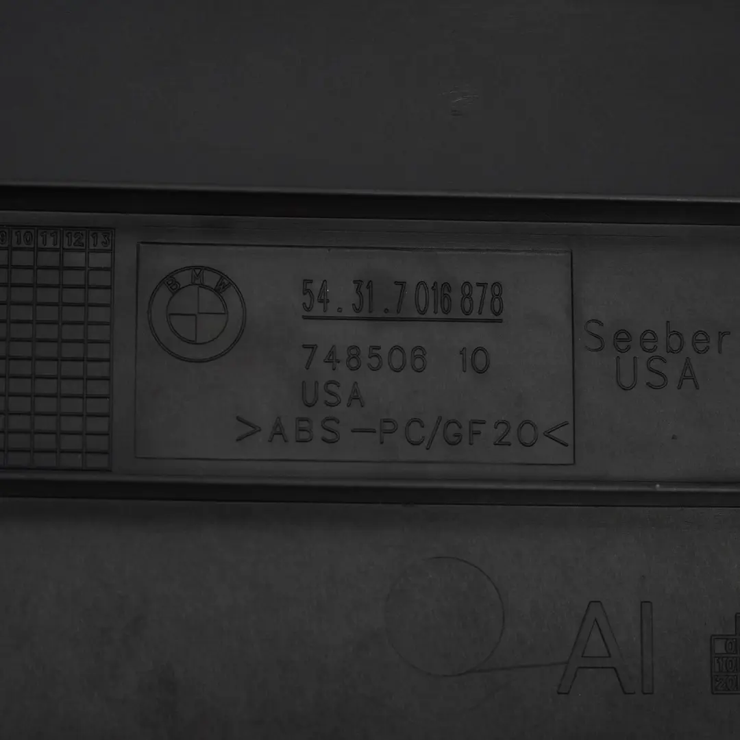 Klappverdeckkasten Abdeckung Boden Aufnahme Verdeck Cabrio für BMW Z4 E85 mit Teilenummer 7016878 BMW Z4 E85 Klappverdeckkasten Abdeckung Boden Aufnahme Verdeck Cabrio - SKU 7016878-3 - Teilenummer 7016878