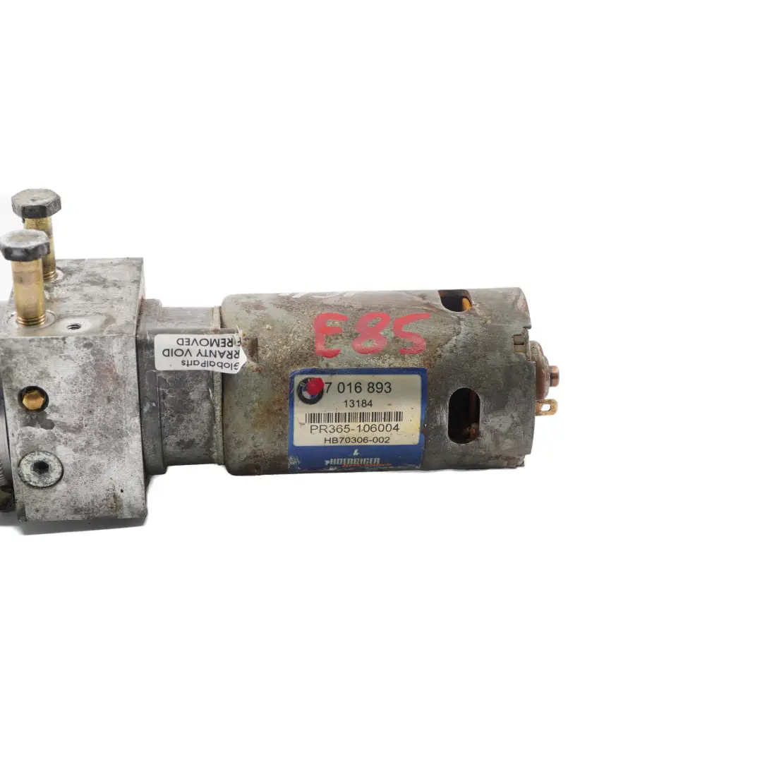 Toit repliable Moteur Pompe Hydraulique Unite pour BMW Z4 Series E85 Roadster à propos du numéro de pièce 7016893 BMW Z4 Series E85 Roadster Toit repliable Moteur Pompe Hydraulique Unite - SKU 7016893 - Numéro de pièce 7016893