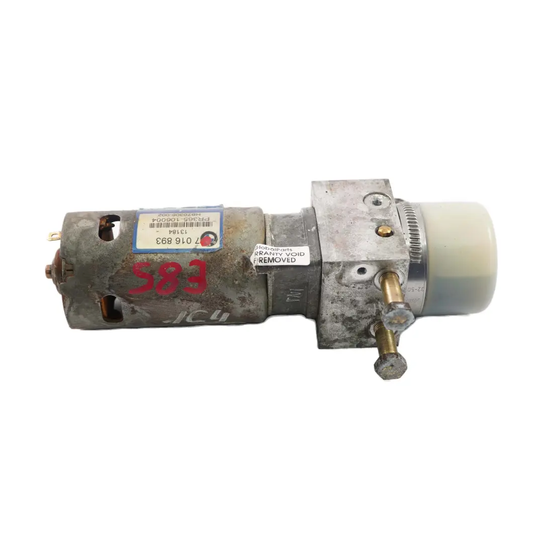 BMW Z4 Series E85 Roadster Toit repliable Moteur Pompe Hydraulique Unite - SKU 7016893 - Numéro de pièce 7016893