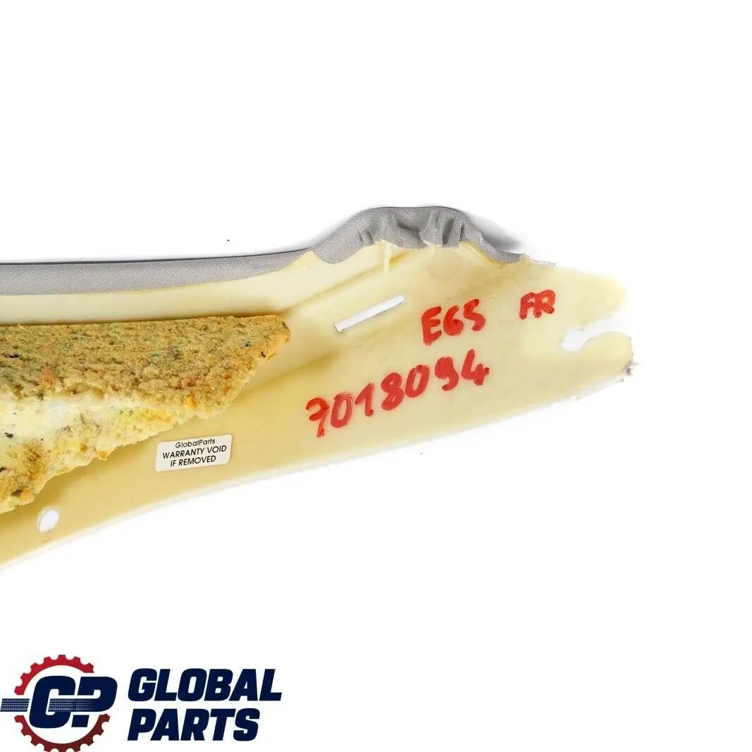 BMW E65 E66 C-Pilastro Anteriore Destro Steingrau Grigio 8223690 - SKU 7018094 - Numero di parte 7018094
