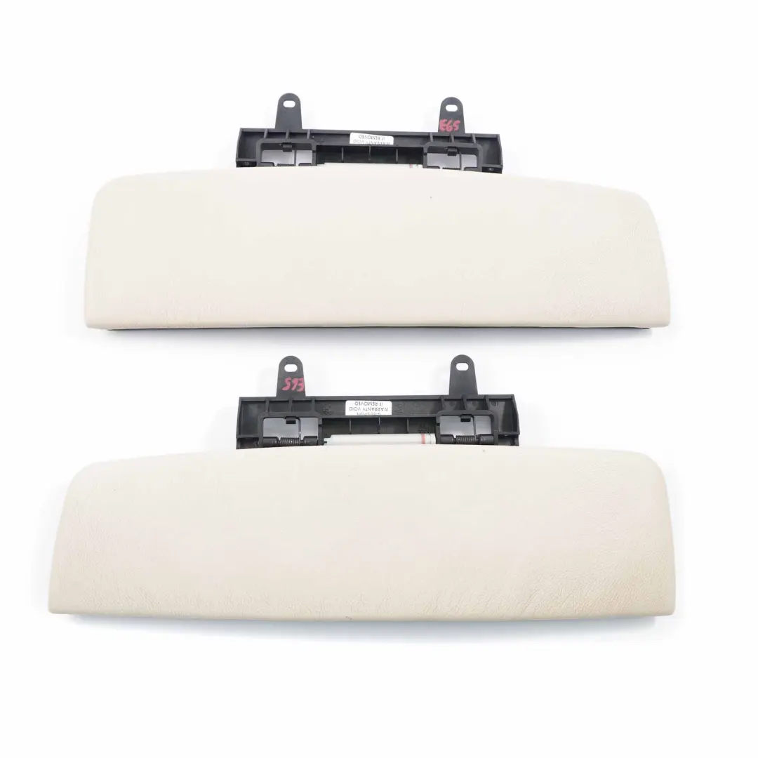  Housse d'accoudoir BMW E65 E66 E67 Console Centrale Cuir Beige Crème - SKU 7018146 - Numéro de pièce 7018146