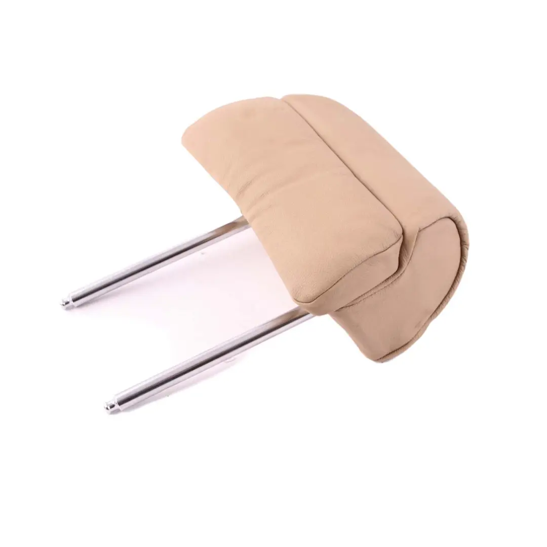BMW 7 Series E65 Front Seat Left Right N/O/S Leather Comfort Headrest Beige - SKU 7018693 - Part number 7018693