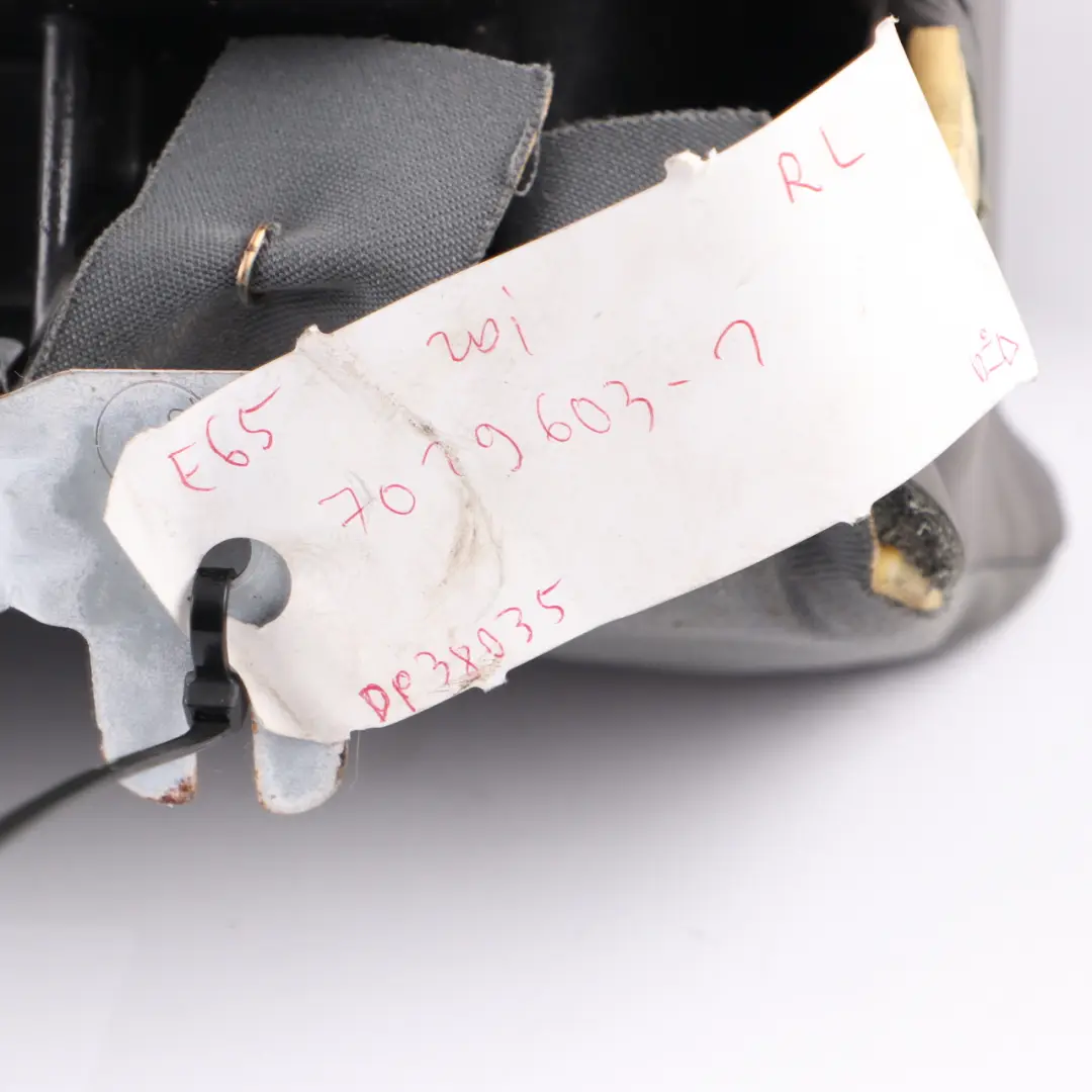 Backrest Rear Left N/S Back Cover Leather Grey to BMW E65 E66 Seat with Part number 7019603 BMW E65 E66 Seat Backrest Rear Left N/S Back Cover Leather Grey - SKU 7019603-1 - Part number 7019603