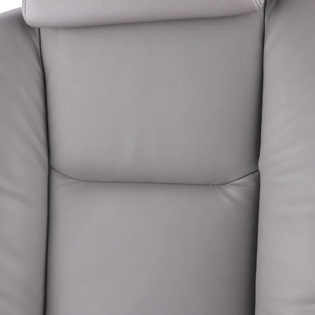 BMW E65 E66 Seat Backrest Rear Left N/S Back Cover Leather Grey - SKU 7019603-1 - Part number 7019603