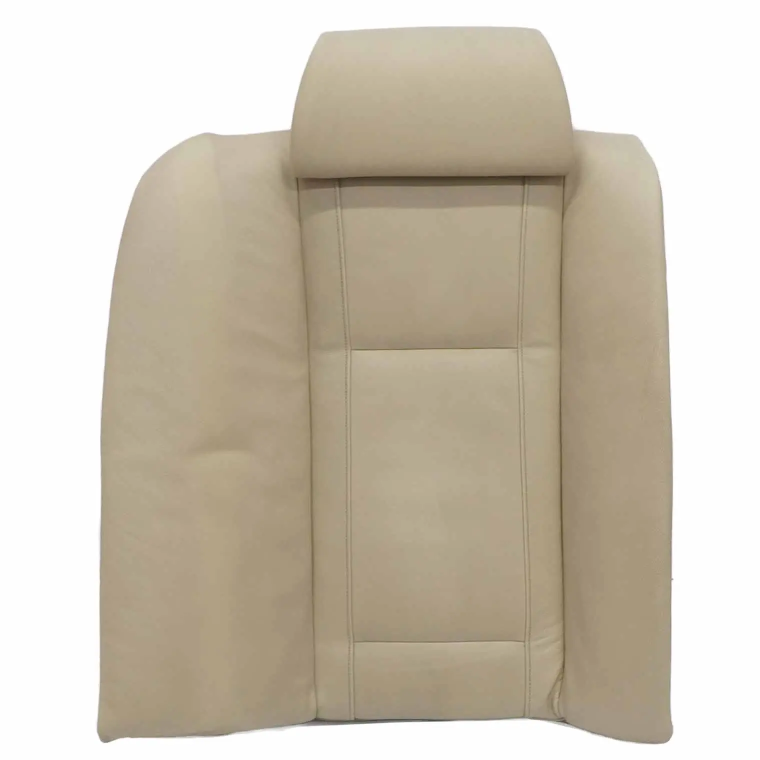 BMW E65 E66 Rear Seat Right O/S Backrest Cover Cream Beige Leather