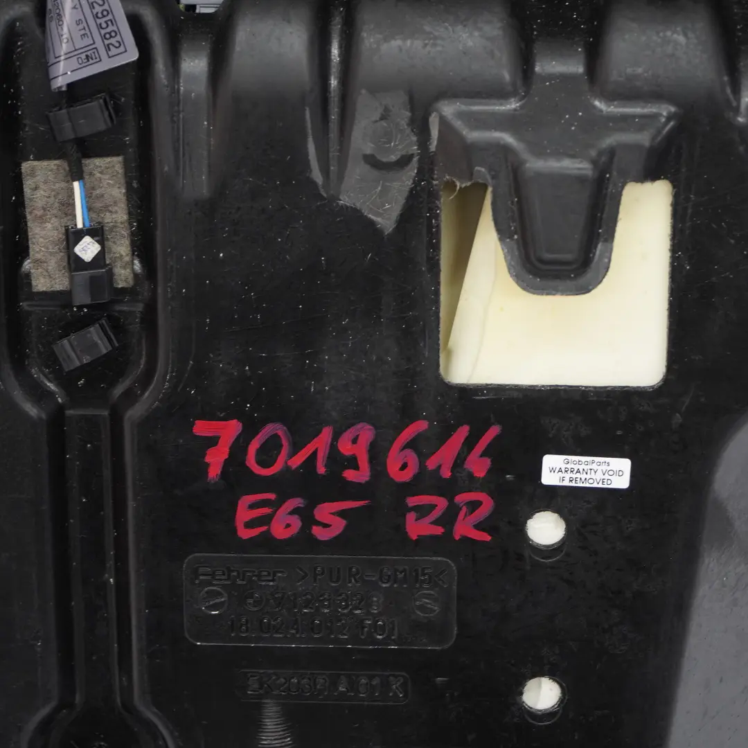 Oparcie Kanapy Prawy Tył Skóra Beżowa do BMW E65 E66 o numerze 7019614 BMW E65 E66 Oparcie Kanapy Prawy Tył Skóra Beżowa - SKU 7019614 - Numer Części 7019614