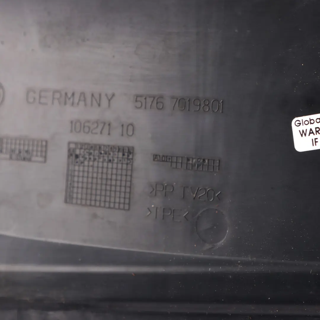 Engine Cover BMW F01 F02 Acoustic Bay Support Panel Left N/S - SKU 7019801 - Part number 7019801