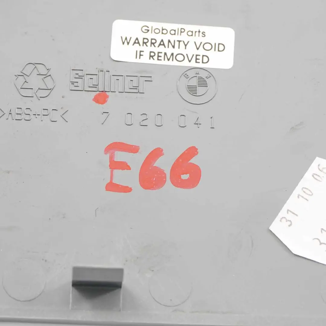 BMW E66 Plastik Osłona Podsufitki Szara - SKU 7020041 - Numer Części 7020041