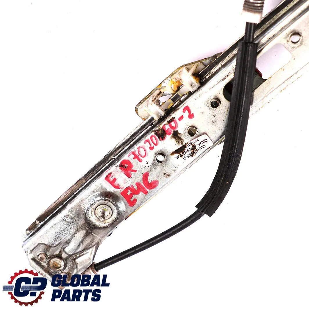 Window Regulator Lifter Front Right O/S Electric to BMW 3 Series 1 E46 with Part number 7020660 BMW 3 Series 1 E46 Window Regulator Lifter Front Right O/S Electric - SKU 7020660-1 - Part number 7020660