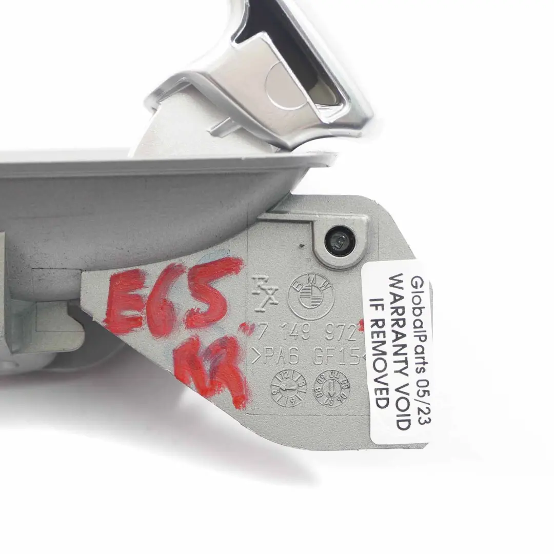 Tirador Puerta BMW E65 E66 E67 Delantero Trasero Derecho Plata Oscuro 7149972 para con número de pieza 7024304 Tirador Puerta BMW E65 E66 E67 Delantero Trasero Derecho Plata Oscuro 7149972 - SKU 7024304 - Número de pieza 7024304