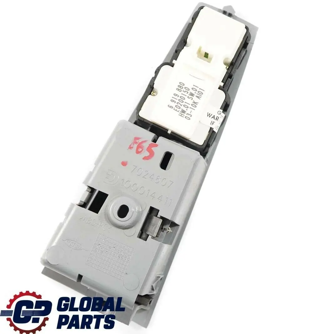 Interrupteur Leve-vitre Calcinateur A Gauche pour BMW E65 E66 à propos du numéro de pièce 6917107 BMW E65 E66 Interrupteur Leve-vitre Calcinateur A Gauche - SKU 7024607 - Numéro de pièce 6917107