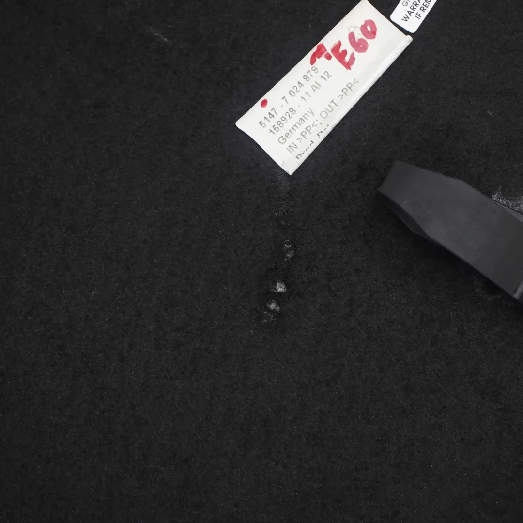 BMW E60 Maletero Tapa Maletero Piso Alfombra - SKU 7024879-1 - Número de pieza 7024879