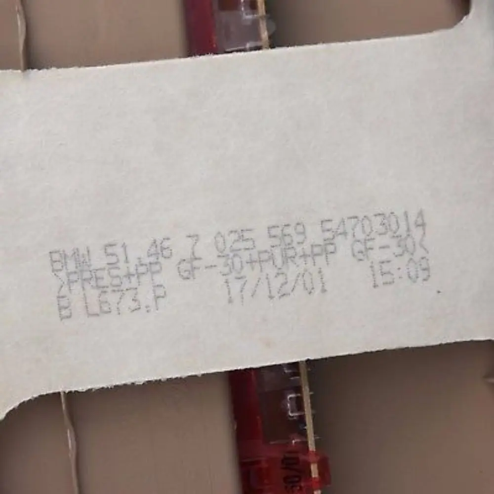 BMW 7 Series E65 E66 Rear Window Shelf Electric Roller Sun Blind Beige - SKU 7025569 - Part number 7025569