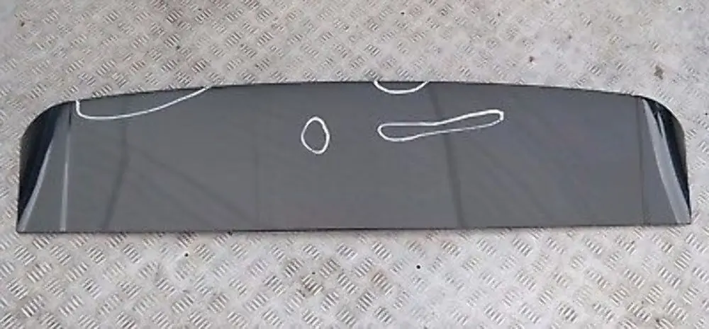 Spoiler Upper Black Sapphire Metallic to BMW X5 SERIES 3 E53 Rear with Part number 7025612 BMW X5 SERIES 3 E53 Rear Spoiler Upper Black Sapphire Metallic - SKU 7025612-BS3 - Part number 7025612