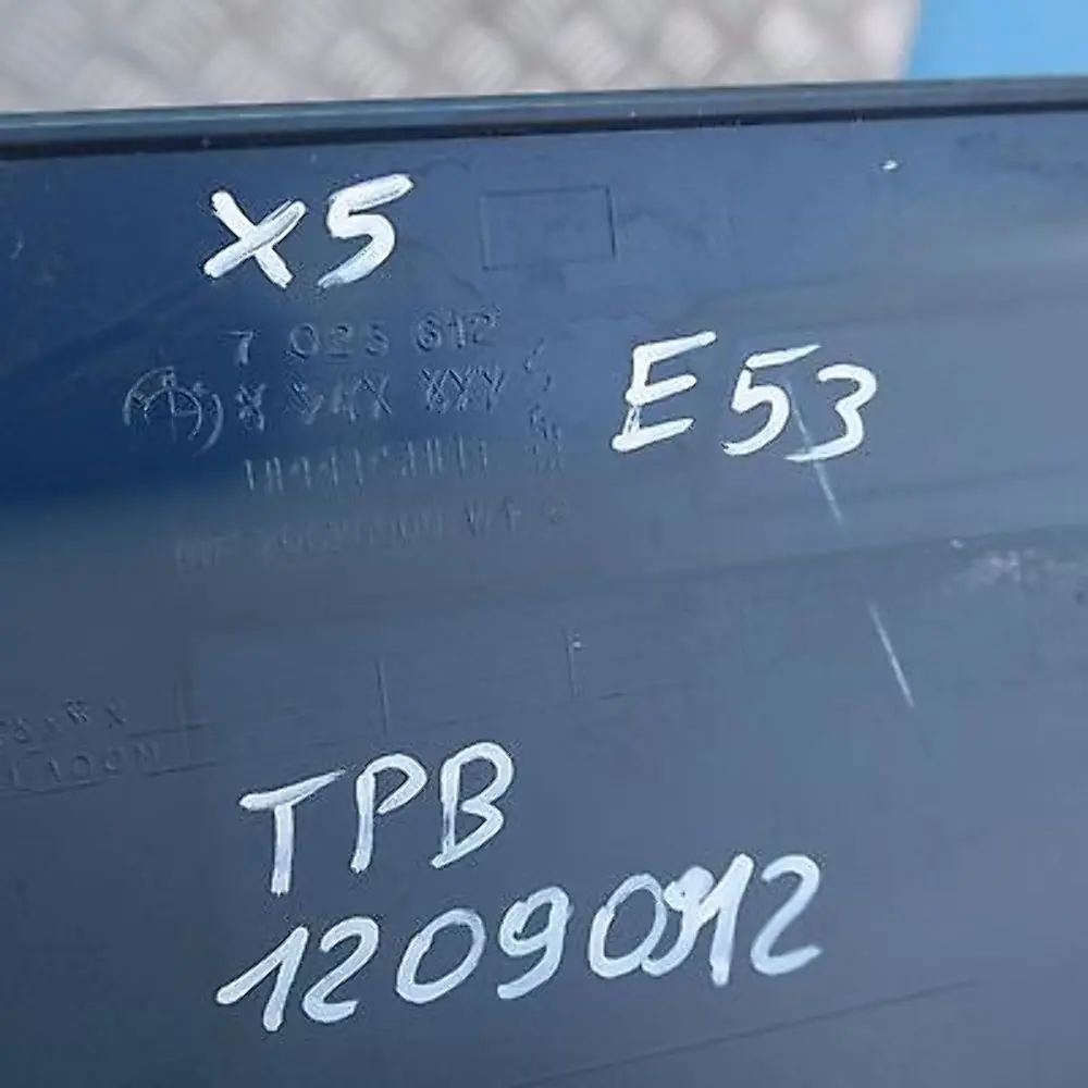 BMW X5 E53 Spoiler Posteriore Superiore Blu Topazio Metallico - 364 7025612 - SKU 7025612-TPB1 - Numero di parte 51717025612