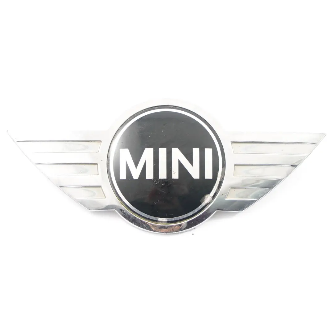 Mini R50 R53 R56 R57 Rear Tailgate Badge Emblem Chrome - SKU 7026186-1 - Part number 7026186