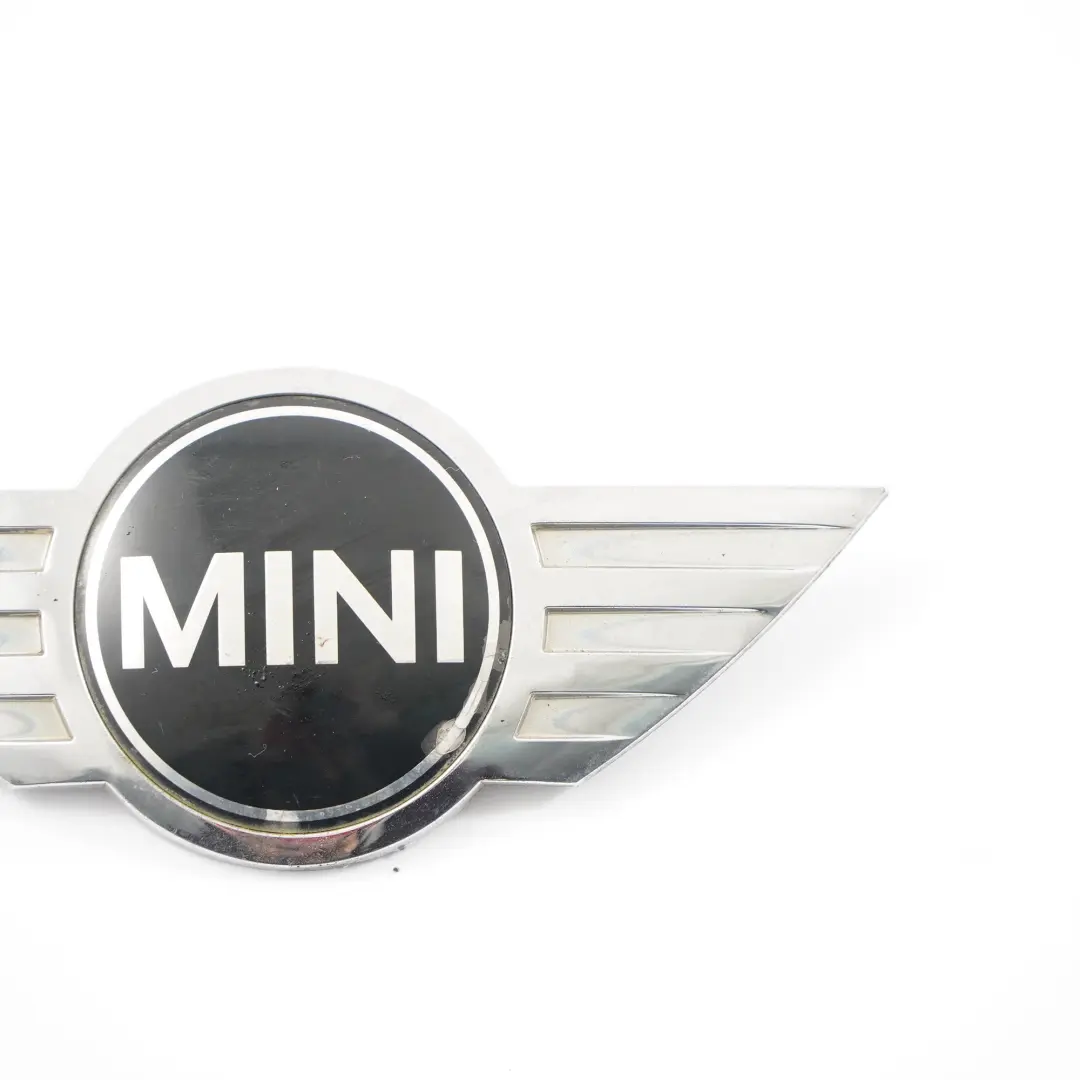Mini R50 R53 R56 R57 Rear Tailgate Badge Emblem Chrome - SKU 7026186-1 - Part number 7026186