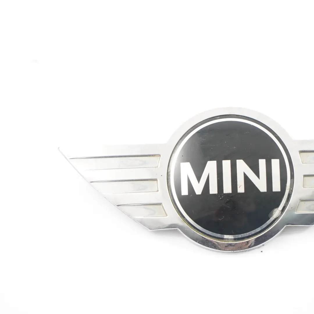 Mini R50 R53 R56 R57 Rear Tailgate Badge Emblem Chrome - SKU 7026186-1 - Part number 7026186