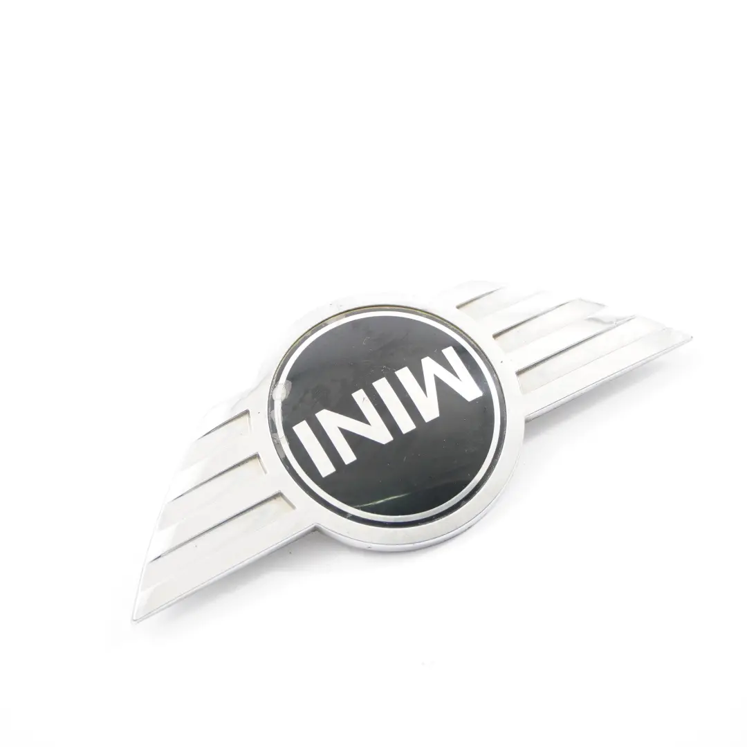 Mini R50 R53 R56 R57 Emblema Cromado Para Portón Trasero - SKU 7026186-1 - Número de pieza 7026186