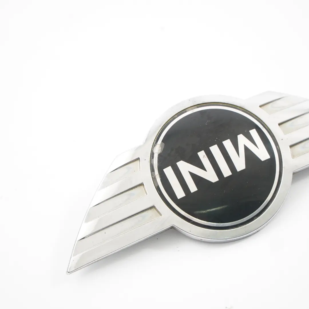 Mini Cooper R50 R53 R56 R57 Genuine Tailgate Badge Emblema Chrome - SKU 7026186-1 - Numero di parte 7026186