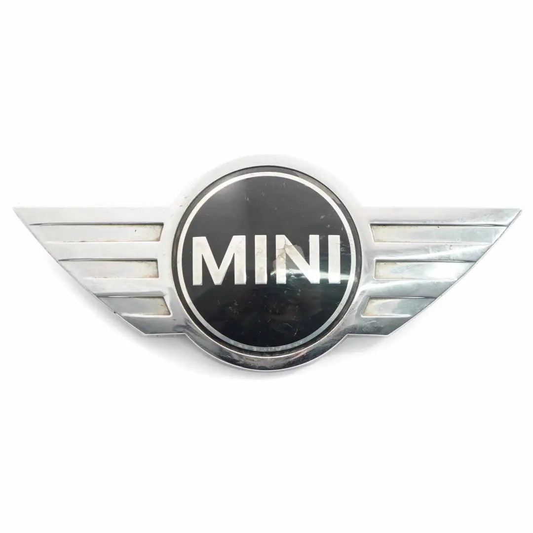 Placca del Bagagliaio Cromato per Mini Cooper One R50 R53 R56 R57 Logo con numero di parte 7026186 Mini Cooper One R50 R53 R56 R57 Logo Placca del Bagagliaio Cromato - SKU 7026186-2 - Numero di parte 7026186
