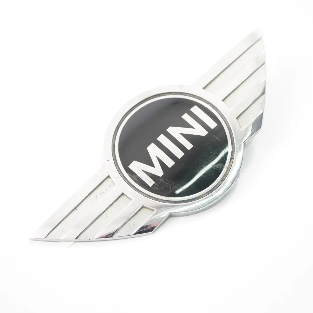 Heckklappe Abzeichen Emblem Hinten Chrom für Mini Cooper One R50 R53 R56 R57 mit Teilenummer 7026186 Mini Cooper One R50 R53 R56 R57 Heckklappe Abzeichen Emblem Hinten Chrom - SKU 7026186-3 - Teilenummer 7026186