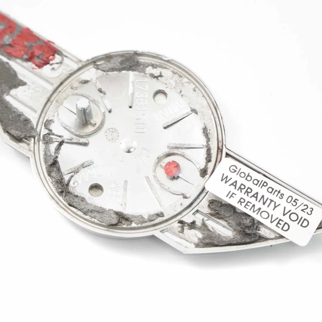 Genuine Rear Tailgate Badge Emblem Chrome to Mini Cooper One R50 R53 R56 R57 3 with Part number 7026186 Mini Cooper One R50 R53 R56 R57 3 Genuine Rear Tailgate Badge Emblem Chrome - SKU 7026186-3 - Part number 7026186