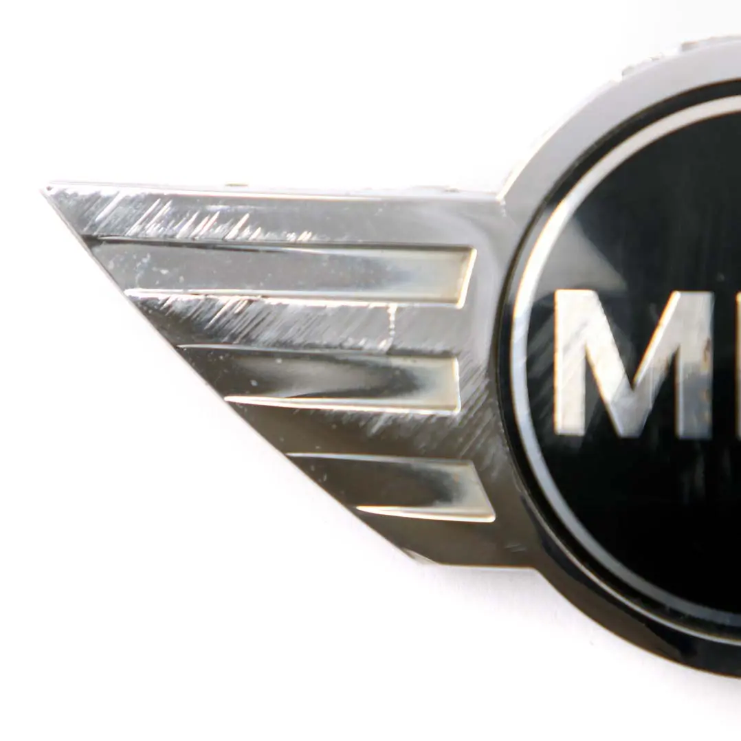 Mini Cooper One R50 R53 R56 R57 Genuine Tailgate Badge Emblema Chrome - SKU 7026186-4 - Numero di parte 7026186