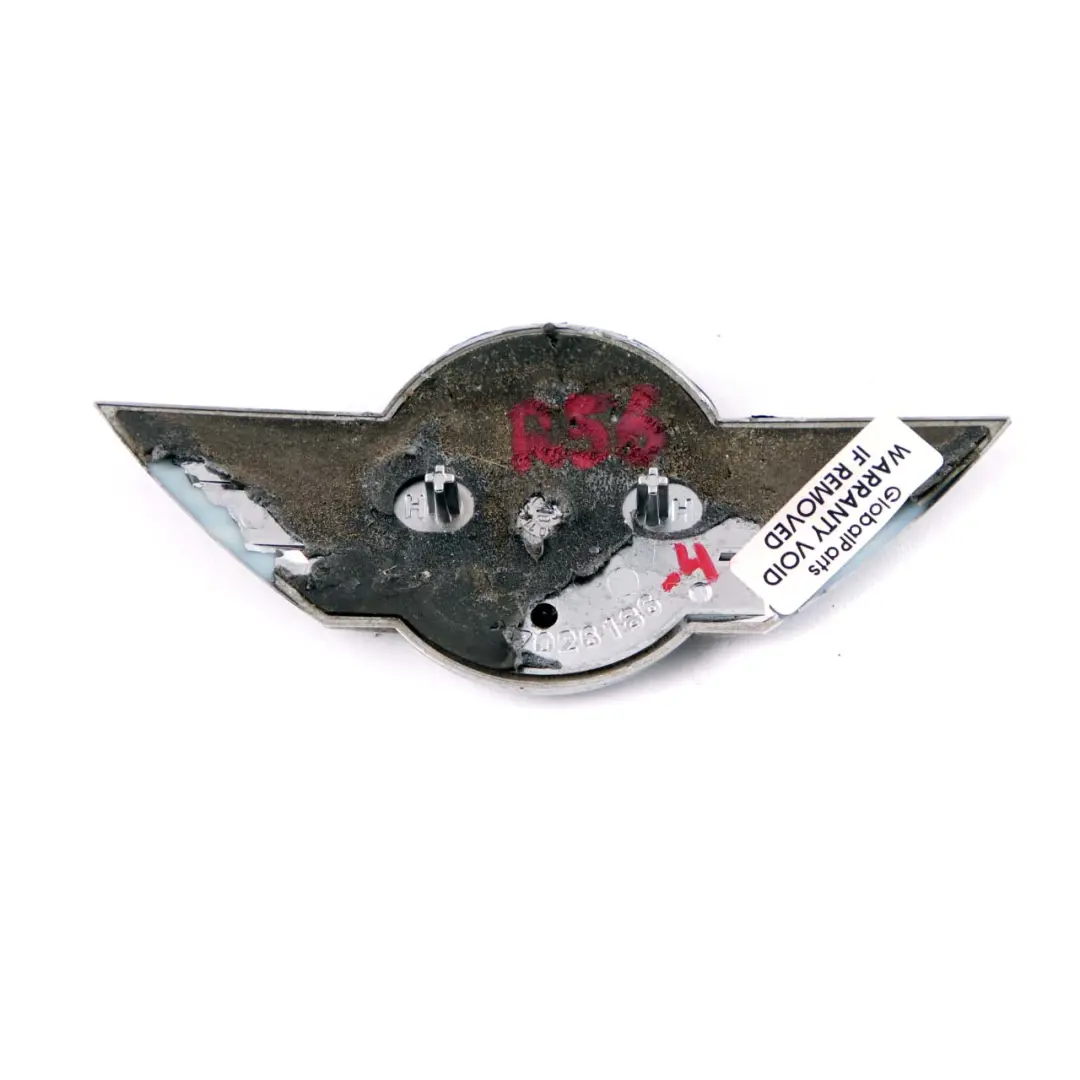 Mini Cooper One R50 R53 R56 R57 Genuine Rear Tailgate Badge Emblem Chrome - SKU 7026186-4 - Part number 7026186
