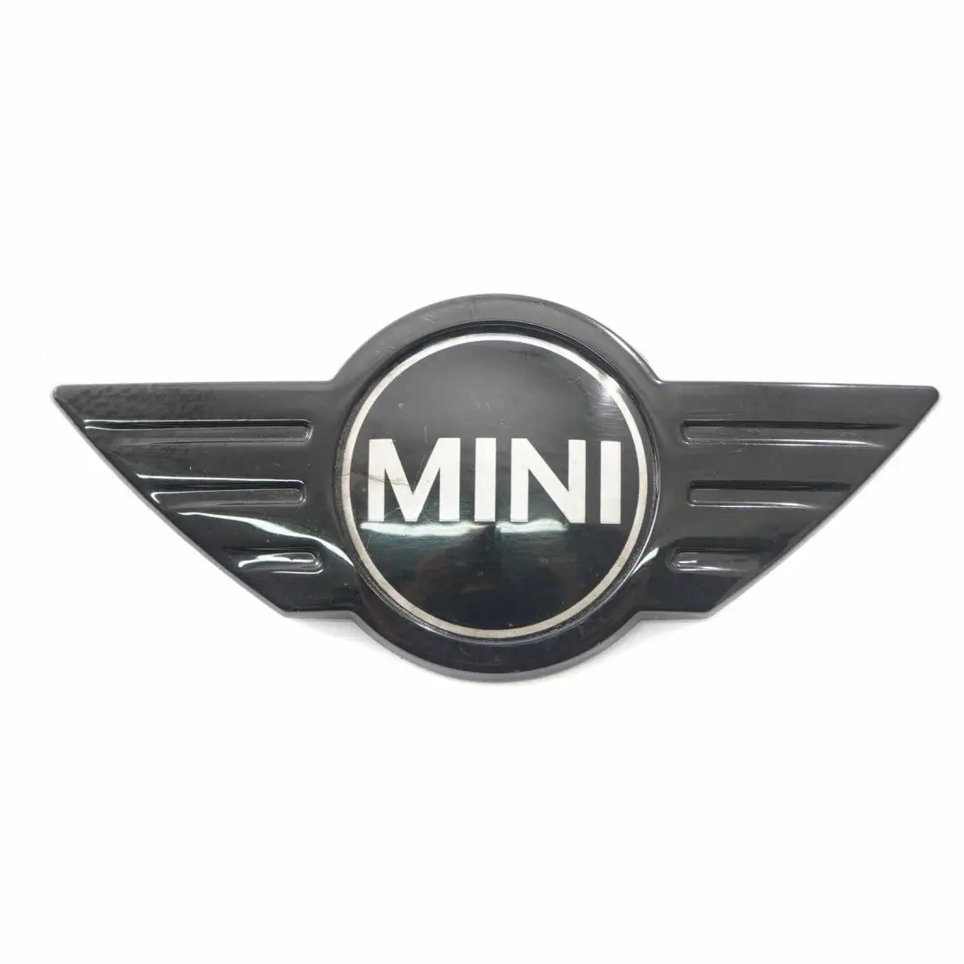 Tailgate Emblem Mini Cooper One R50 R53 R56 Rear Trunk Lid Badge Black - SKU 7026186-5 - Part number 7026186