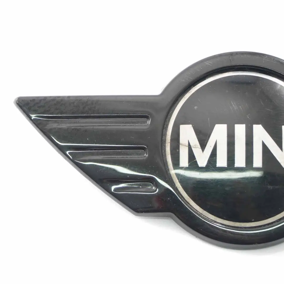 Tailgate Emblem Mini Cooper One R50 R53 R56 Rear Trunk Lid Badge Black - SKU 7026186-5 - Part number 7026186