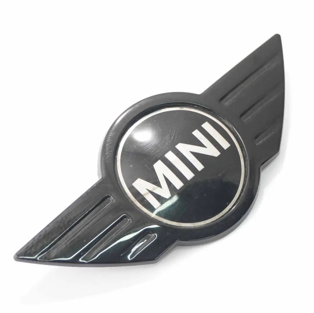 Tailgate Emblem Mini Cooper One R50 R53 R56 Rear Trunk Lid Badge Black - SKU 7026186-5 - Part number 7026186