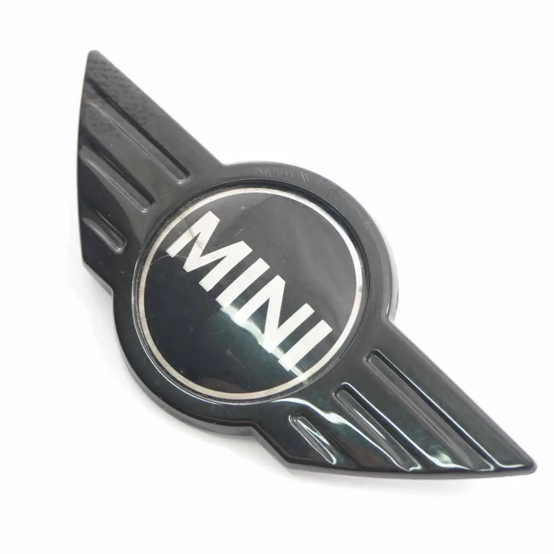 Tailgate Emblem Mini Cooper One R50 R53 R56 Rear Trunk Lid Badge Black - SKU 7026186-5 - Part number 7026186