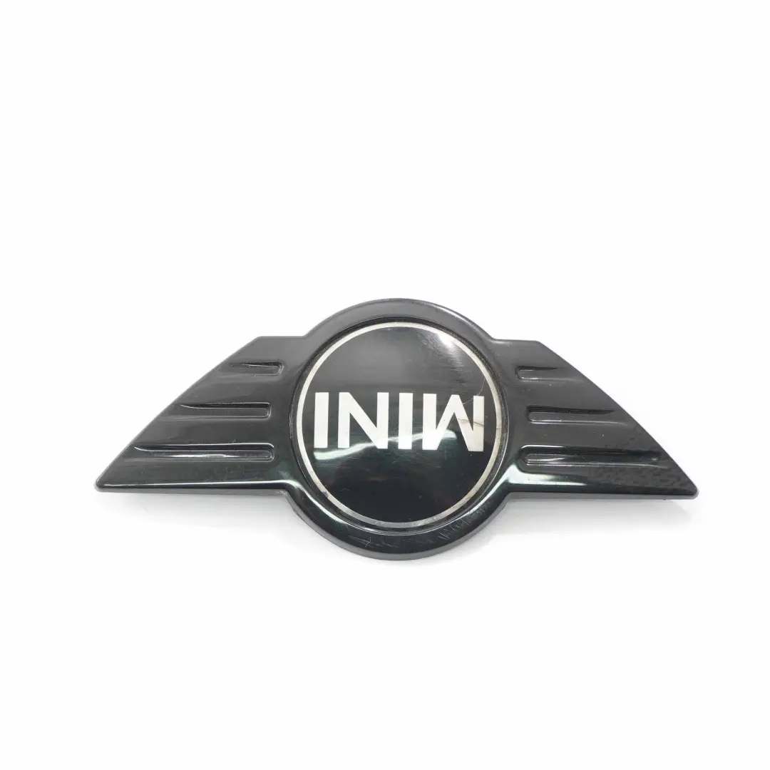 Tailgate Emblem Mini Cooper One R50 R53 R56 Rear Trunk Lid Badge Black - SKU 7026186-5 - Part number 7026186
