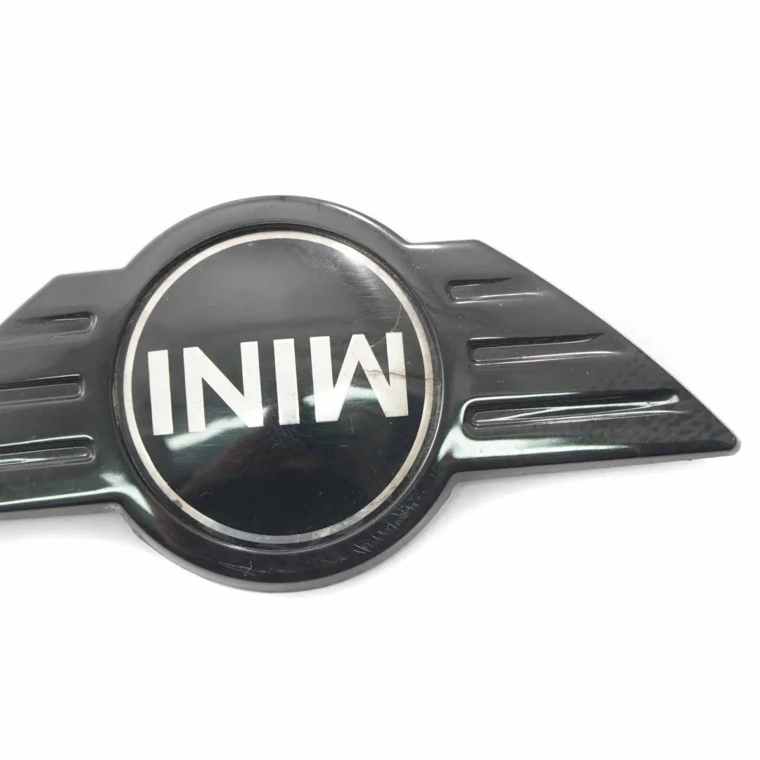 Tailgate Emblem Mini Cooper One R50 R53 R56 Rear Trunk Lid Badge Black - SKU 7026186-5 - Part number 7026186