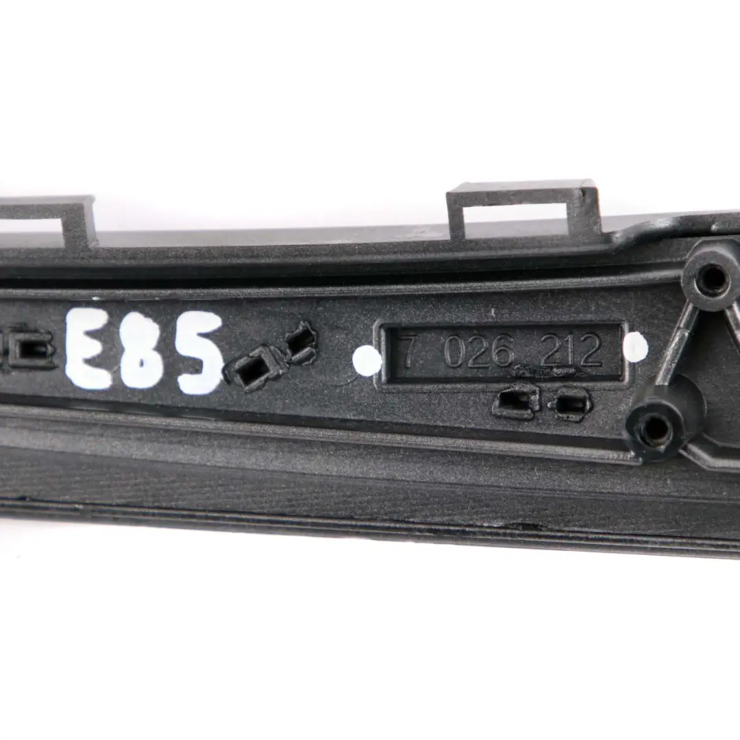 Decor Trim Strip Cover Centre Console Semi Gloss Graphite to BMW Z4 E85 E86 with Part number 7044312 BMW Z4 E85 E86 Decor Trim Strip Cover Centre Console Semi Gloss Graphite - SKU 7026212 - Part number 7044312