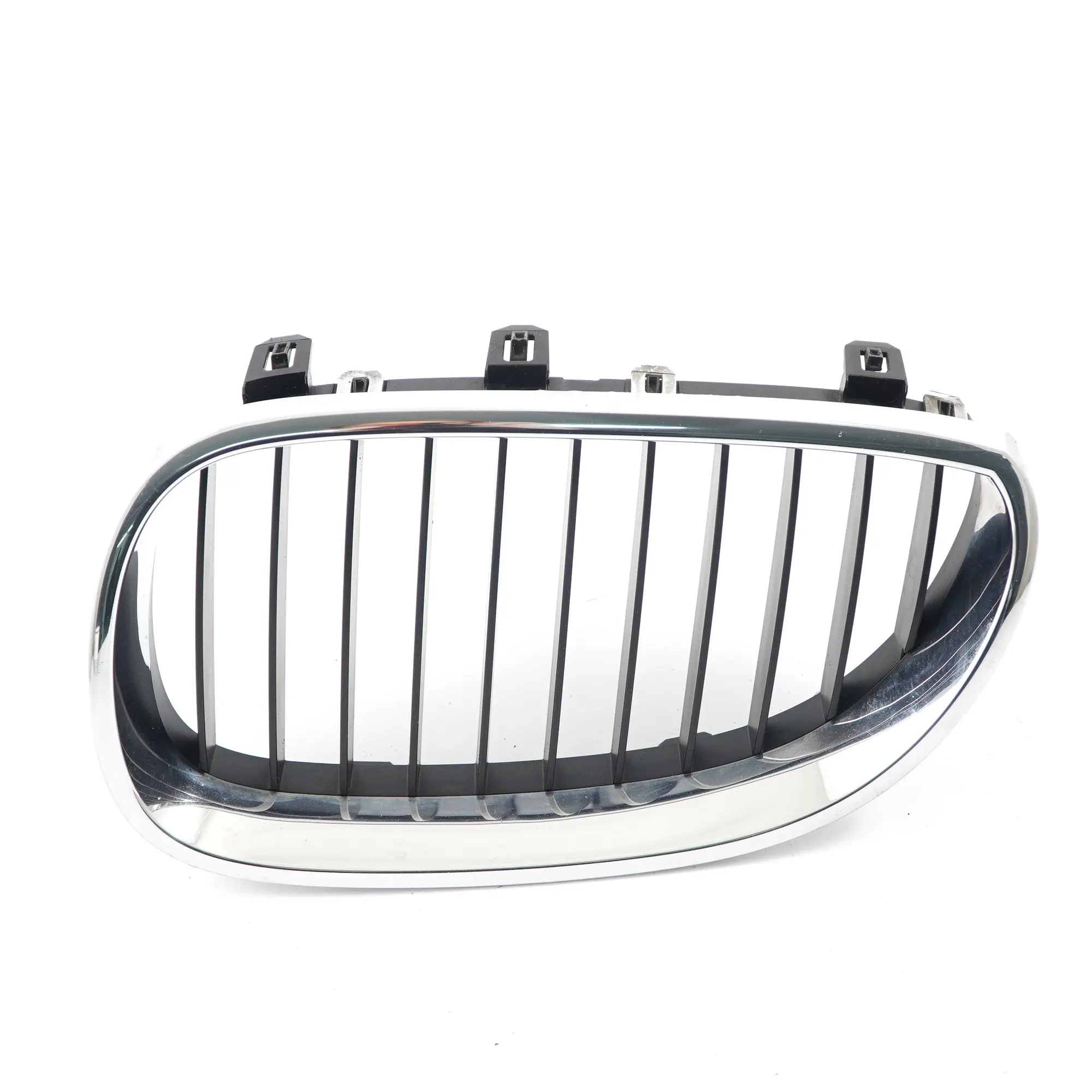 BMW 5 Series E60 E61 LCI Grille Left N/S Chrome Black 7027061